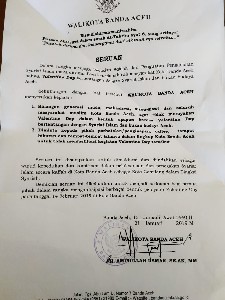 Pemko Banda Aceh Keluarkan Himbauan Larangan Perayaan Valentine Day